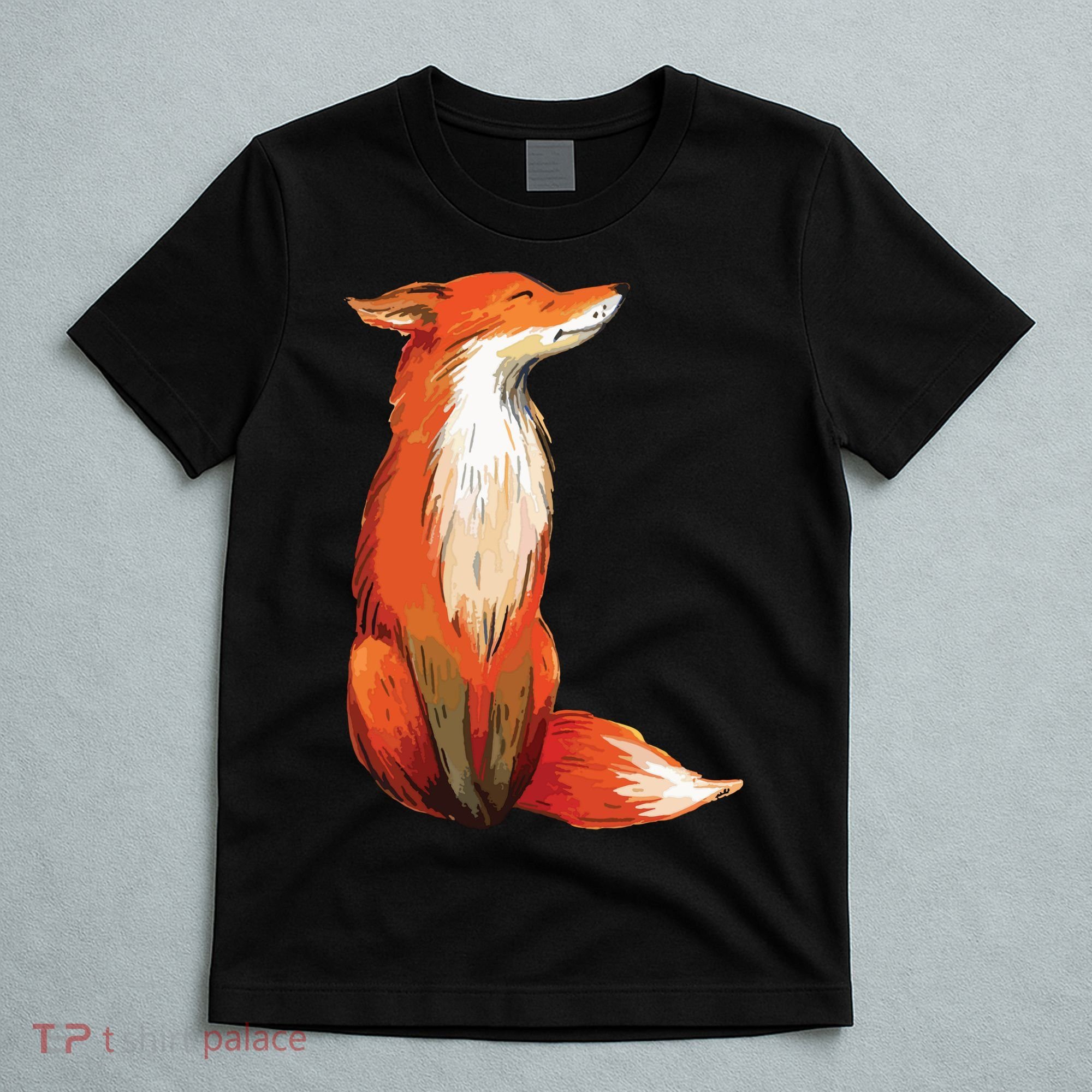 Fox Orange, Cute Watercolor Fox T-Shirt