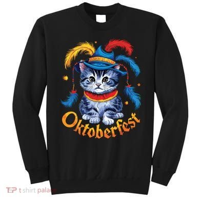 Funny Oktoberfest Cat Kitten Germany Sweatshirt