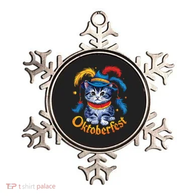 Funny Oktoberfest Cat Kitten Germany Ornament