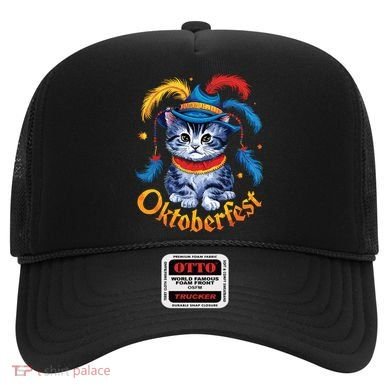 Funny Oktoberfest Cat Kitten Germany Hat
