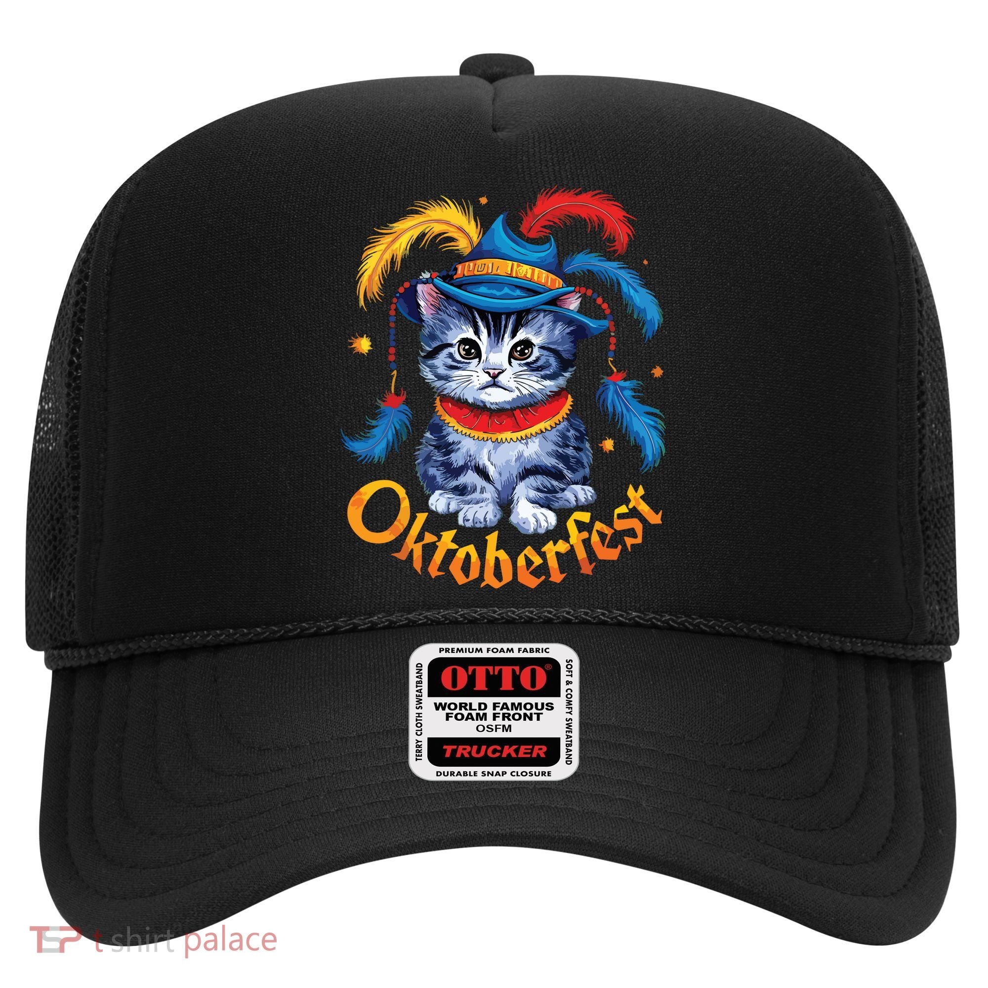 Funny Oktoberfest Cat Kitten Germany Hat