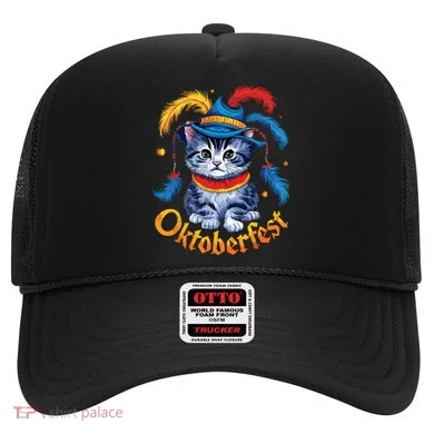 Funny Oktoberfest Cat Kitten Germany Hat