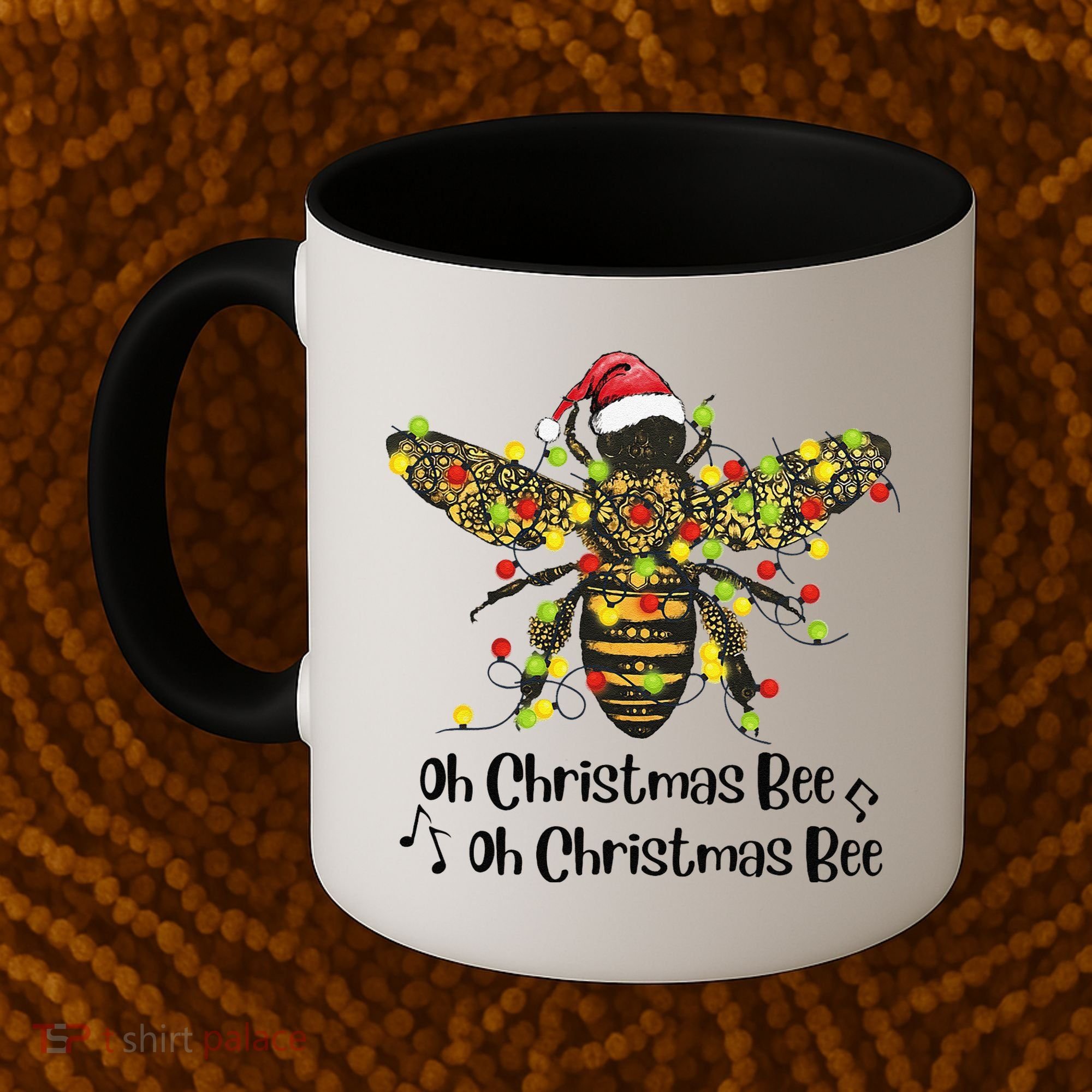 Funny Oh Christmas Bee Oh Christmas Bee Xmas Pajamas Coffee Mug