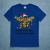 Funny Oh Christmas Bee Oh Christmas Bee Xmas Pajamas T-Shirt thumb 5