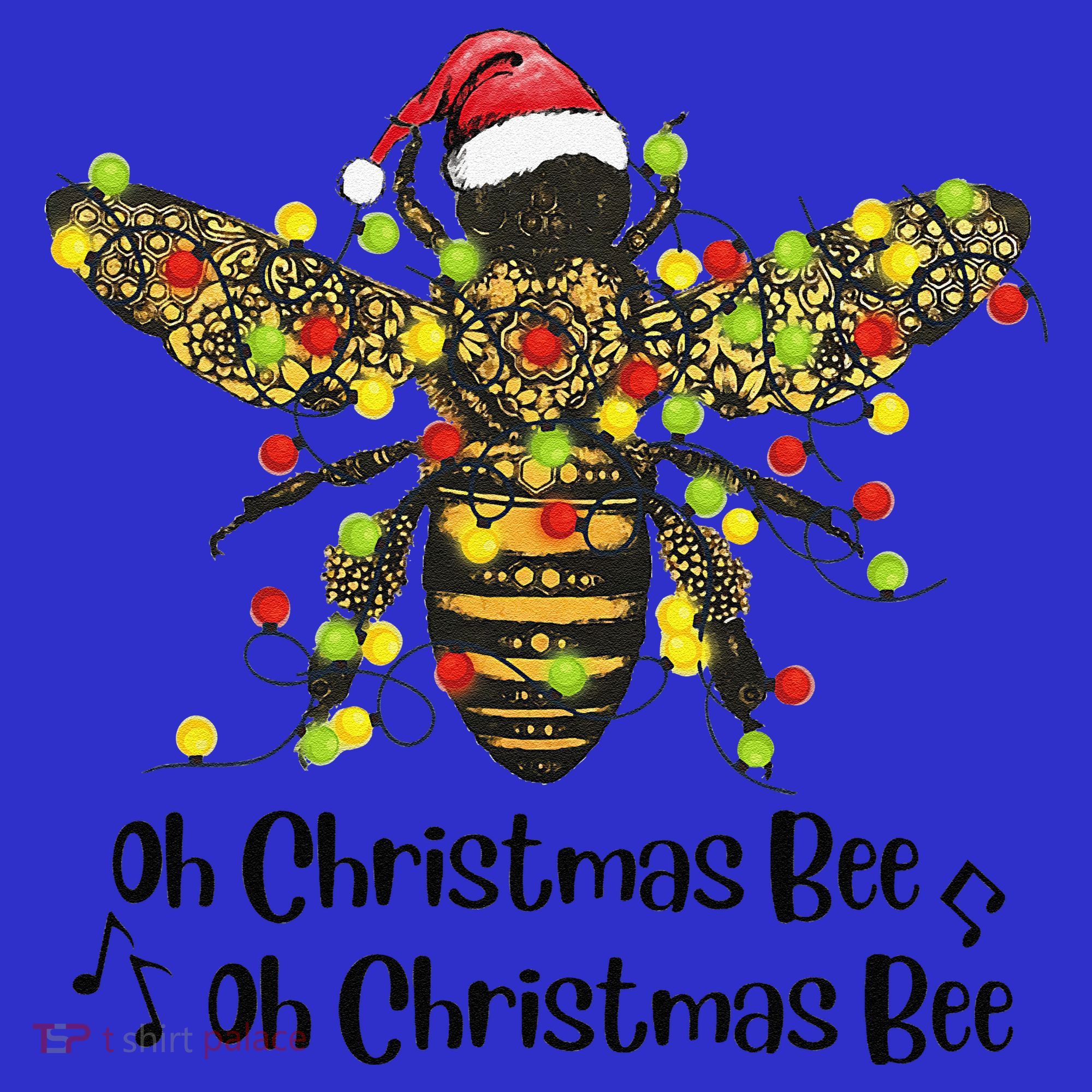 Funny Oh Christmas Bee Oh Christmas Bee Xmas Pajamas Women's Tank Top
