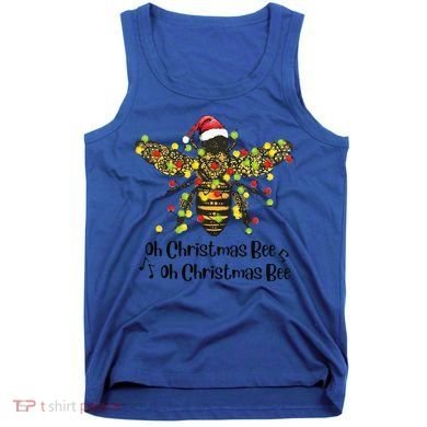 Funny Oh Christmas Bee Oh Christmas Bee Xmas Pajamas Tank Top