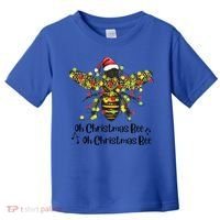 Funny Oh Christmas Bee Oh Christmas Bee Xmas Pajamas Toddler T-Shirt thumb 0