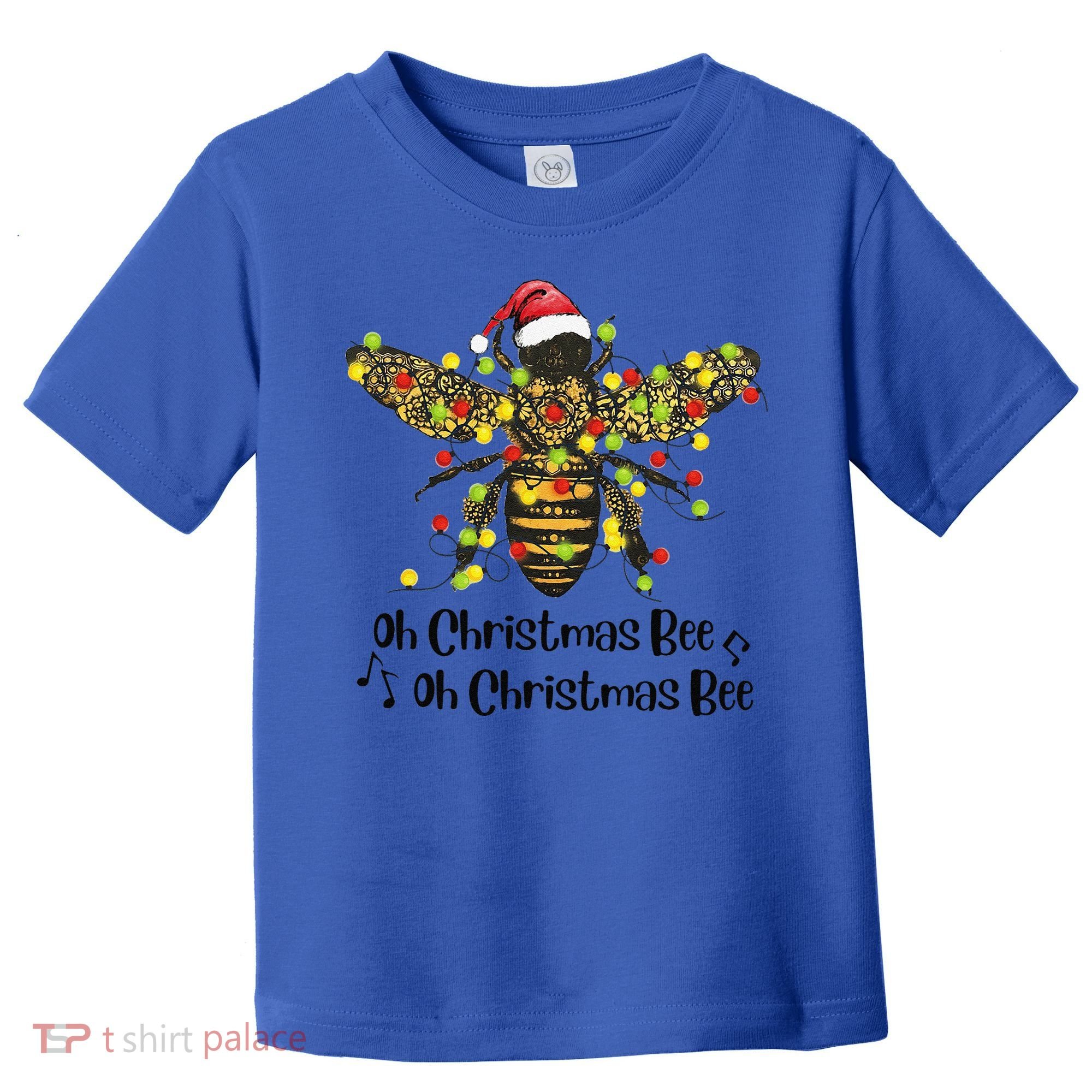 Funny Oh Christmas Bee Oh Christmas Bee Xmas Pajamas Toddler T-Shirt