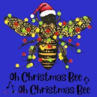 Funny Oh Christmas Bee Oh Christmas Bee Xmas Pajamas Visor thumb 3
