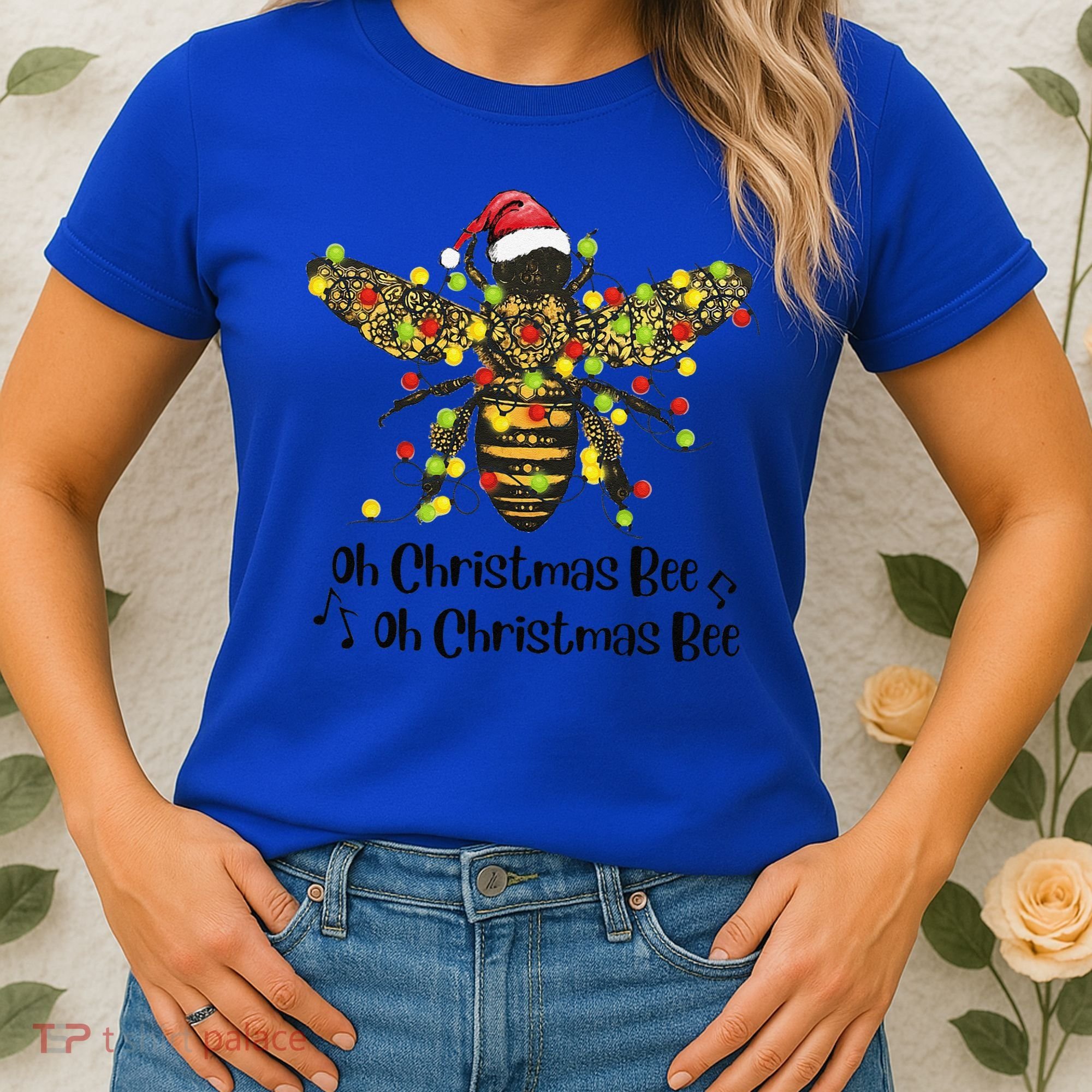 Funny Oh Christmas Bee Oh Christmas Bee Xmas Pajamas Women's T-Shirt