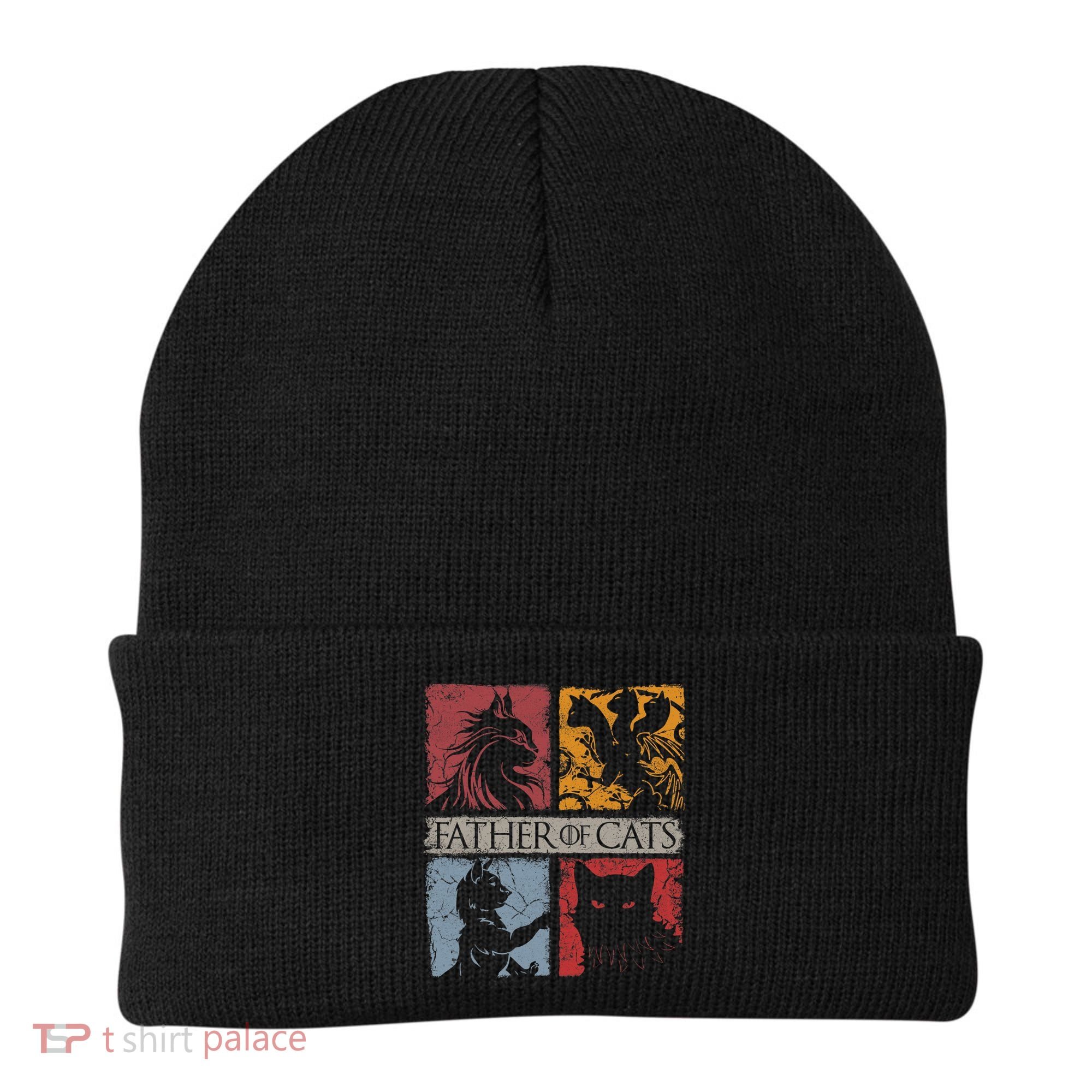 Father Of Cats Cat Lovers Cat Dad Fabulous Beanie