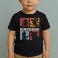 Father Of Cats Cat Lovers Cat Dad Fabulous Toddler T-Shirt thumb 2