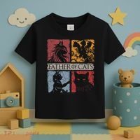 Father Of Cats Cat Lovers Cat Dad Fabulous Toddler T-Shirt thumb 3