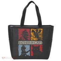 Father Of Cats Cat Lovers Cat Dad Fabulous Tote Bag thumb 0