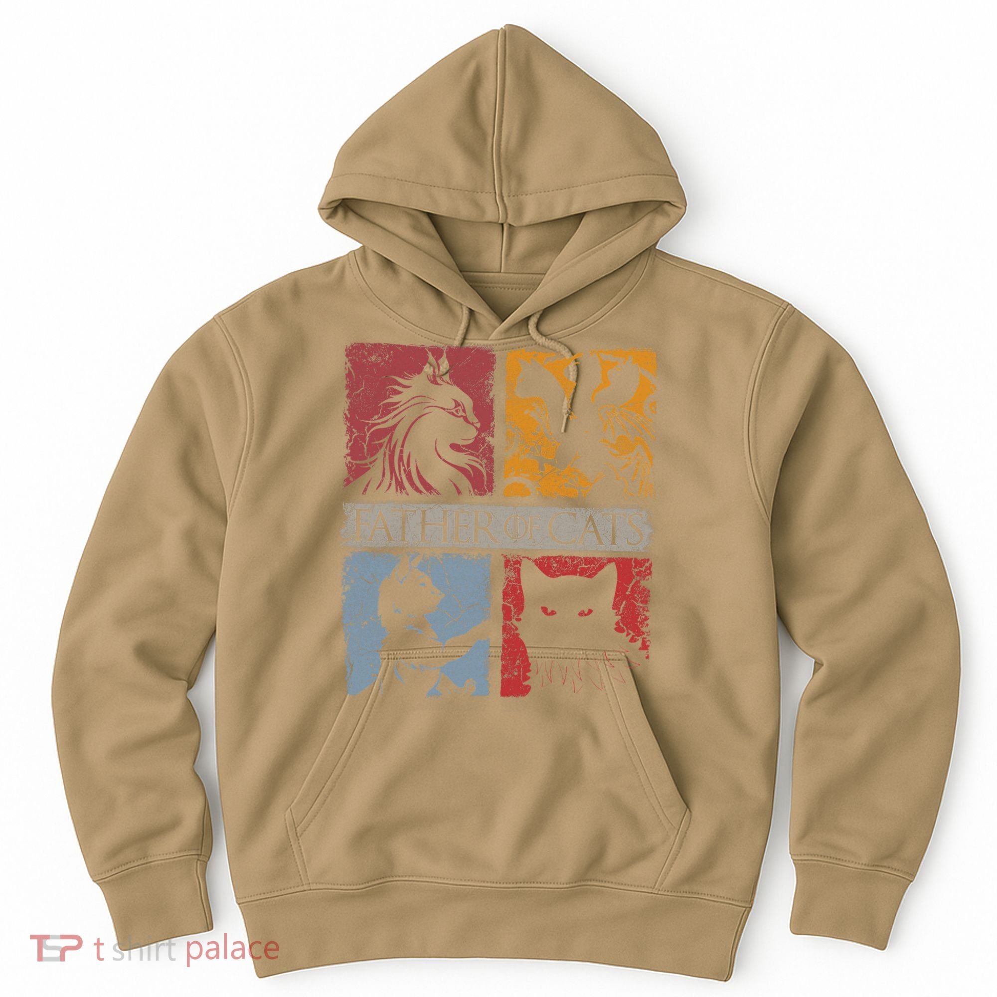 Father Of Cats Cat Lovers Cat Dad Fabulous Hoodie