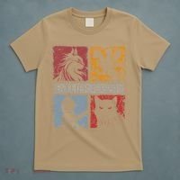 Father Of Cats Cat Lovers Cat Dad Fabulous T-Shirt thumb 5