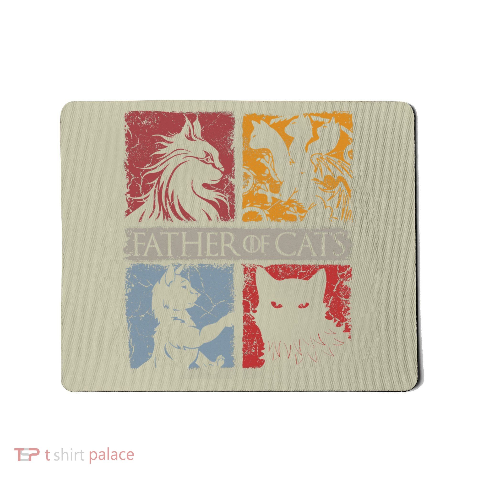 Father Of Cats Cat Lovers Cat Dad Fabulous Mousepad