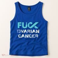 Fuck Ovarian Cancer Awareness Gift Tank Top thumb 2