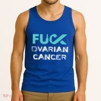 Fuck Ovarian Cancer Awareness Gift Tank Top thumb 3