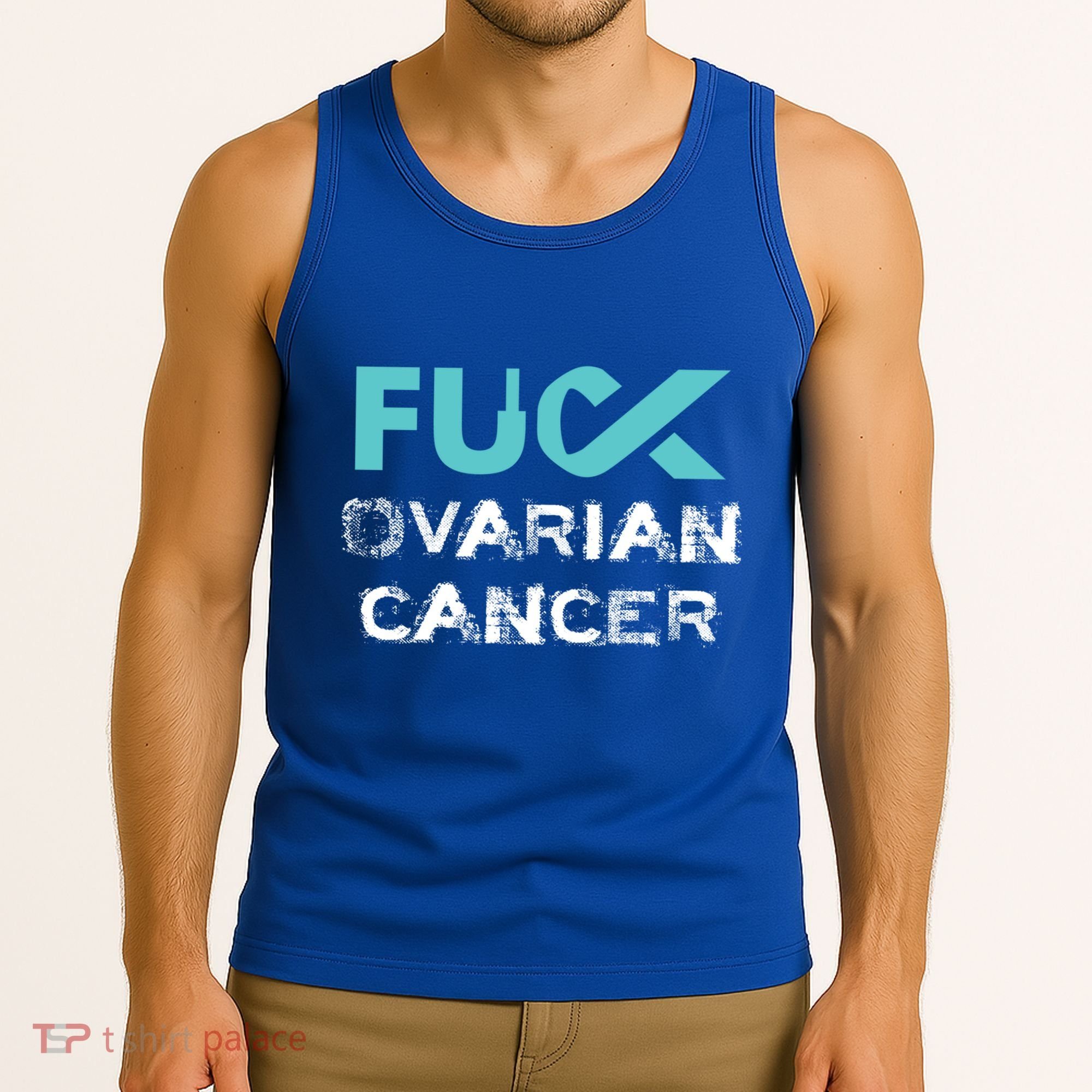 Fuck Ovarian Cancer Awareness Gift Tank Top