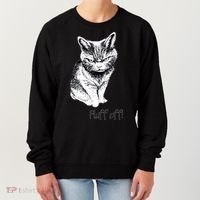 Fluff Off Cat Funny Cat Kitten Women's Sweatshirt thumb 0