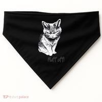 Fluff Off Cat Funny Cat Kitten USA-Made Doggie Bandana thumb 0