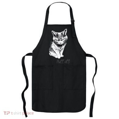 Fluff Off Cat Funny Cat Kitten Apron
