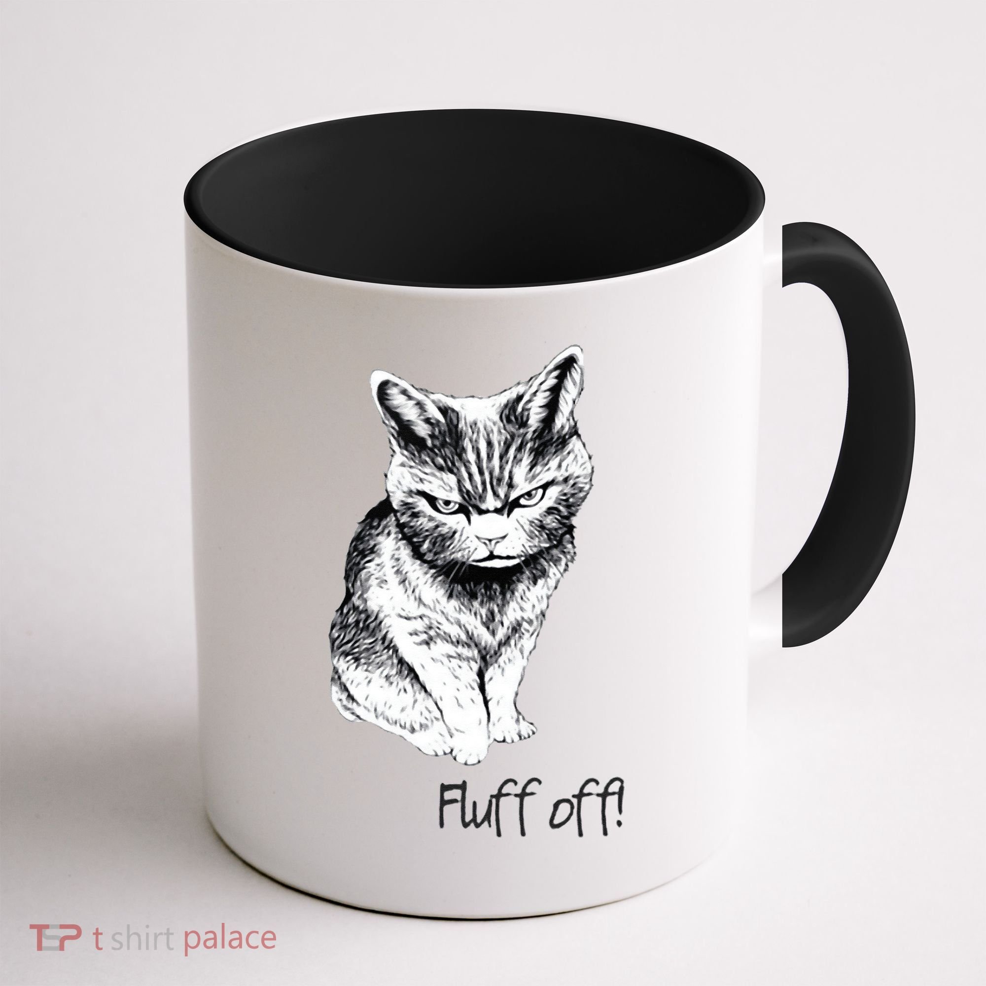 Fluff Off Cat Funny Cat Kitten Coffee Mug