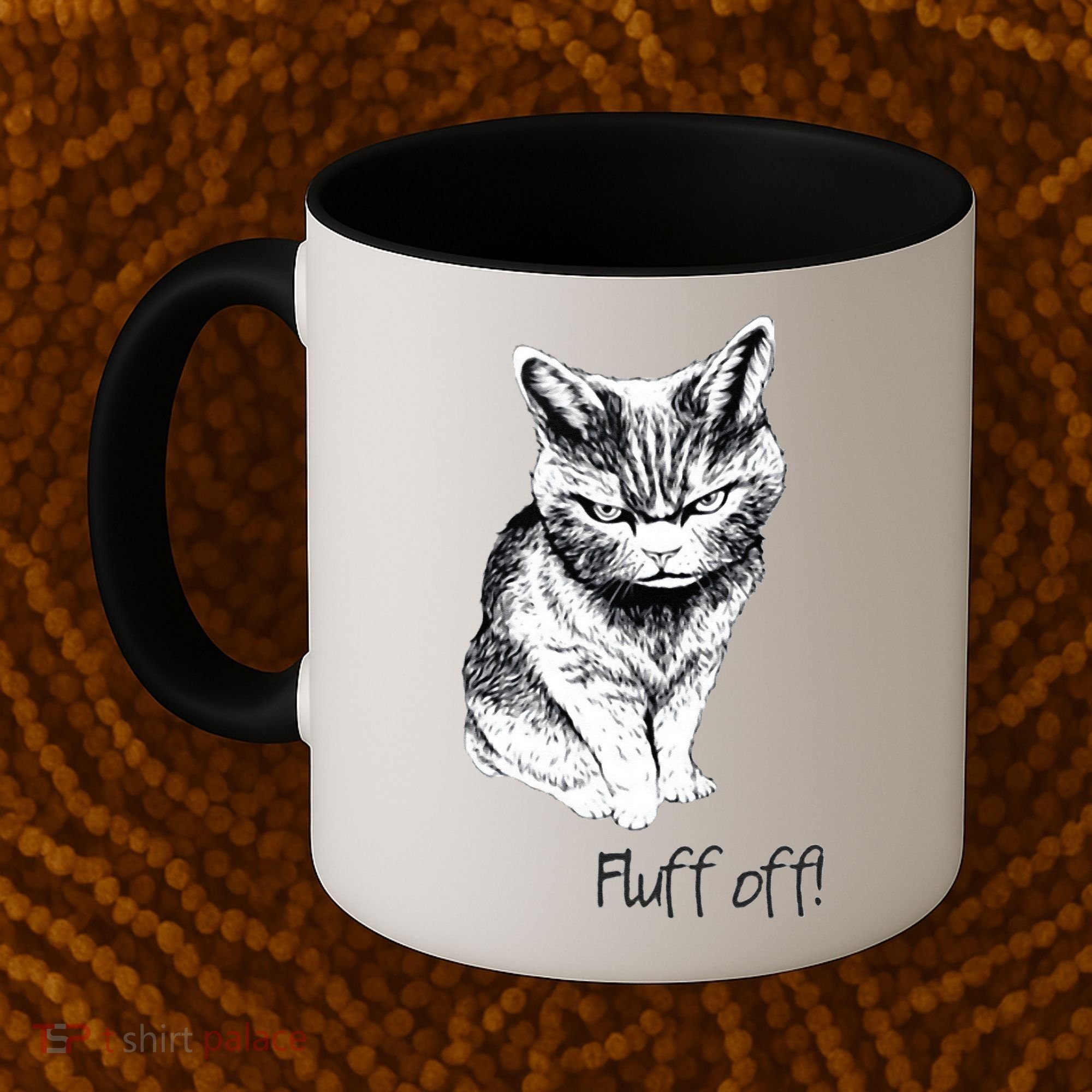 Fluff Off Cat Funny Cat Kitten Coffee Mug