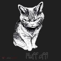 Fluff Off Cat Funny Cat Kitten Beanie thumb 2