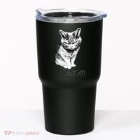 Fluff Off Cat Funny Cat Kitten Tumbler thumb 0