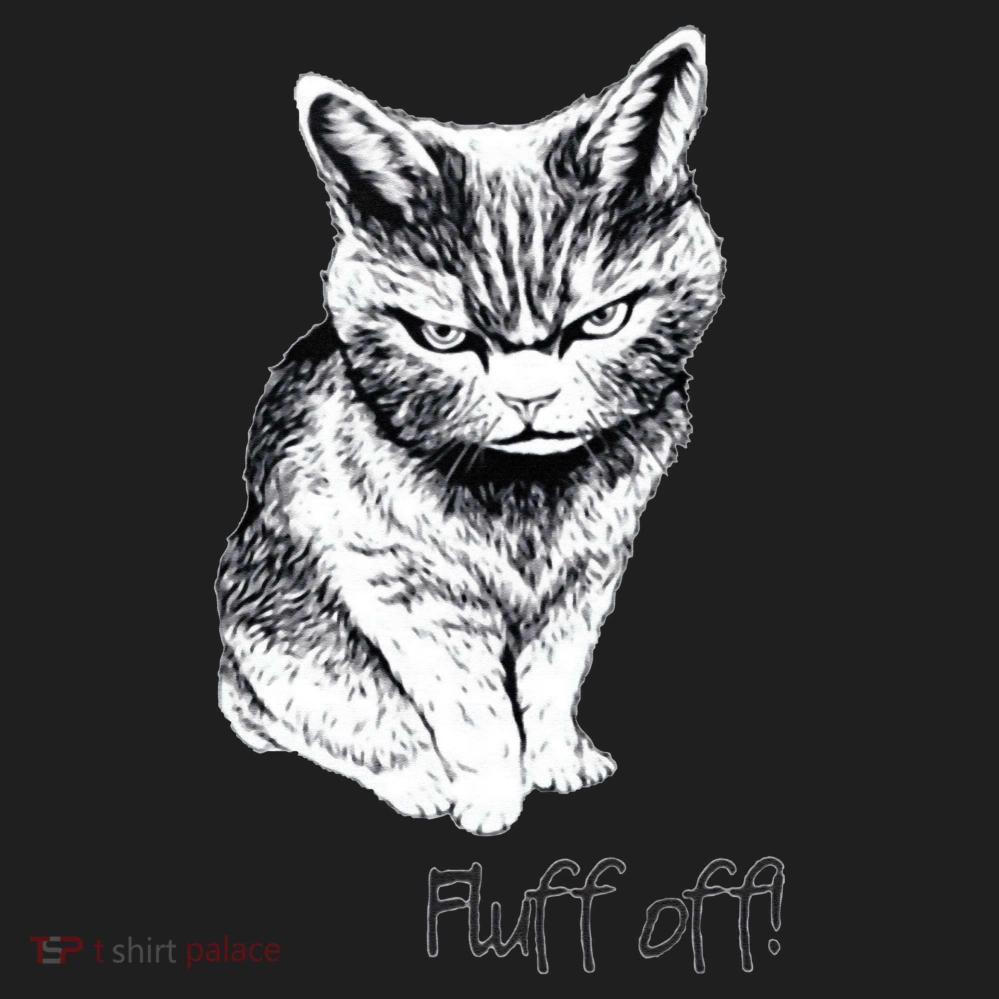 Fluff Off Cat Funny Cat Kitten Tumbler