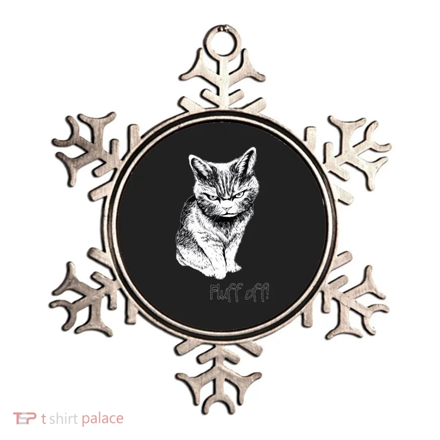 Fluff Off Cat Funny Cat Kitten Ornament