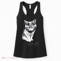 Fluff Off Cat Funny Cat Kitten Women's Tank Top thumb 0