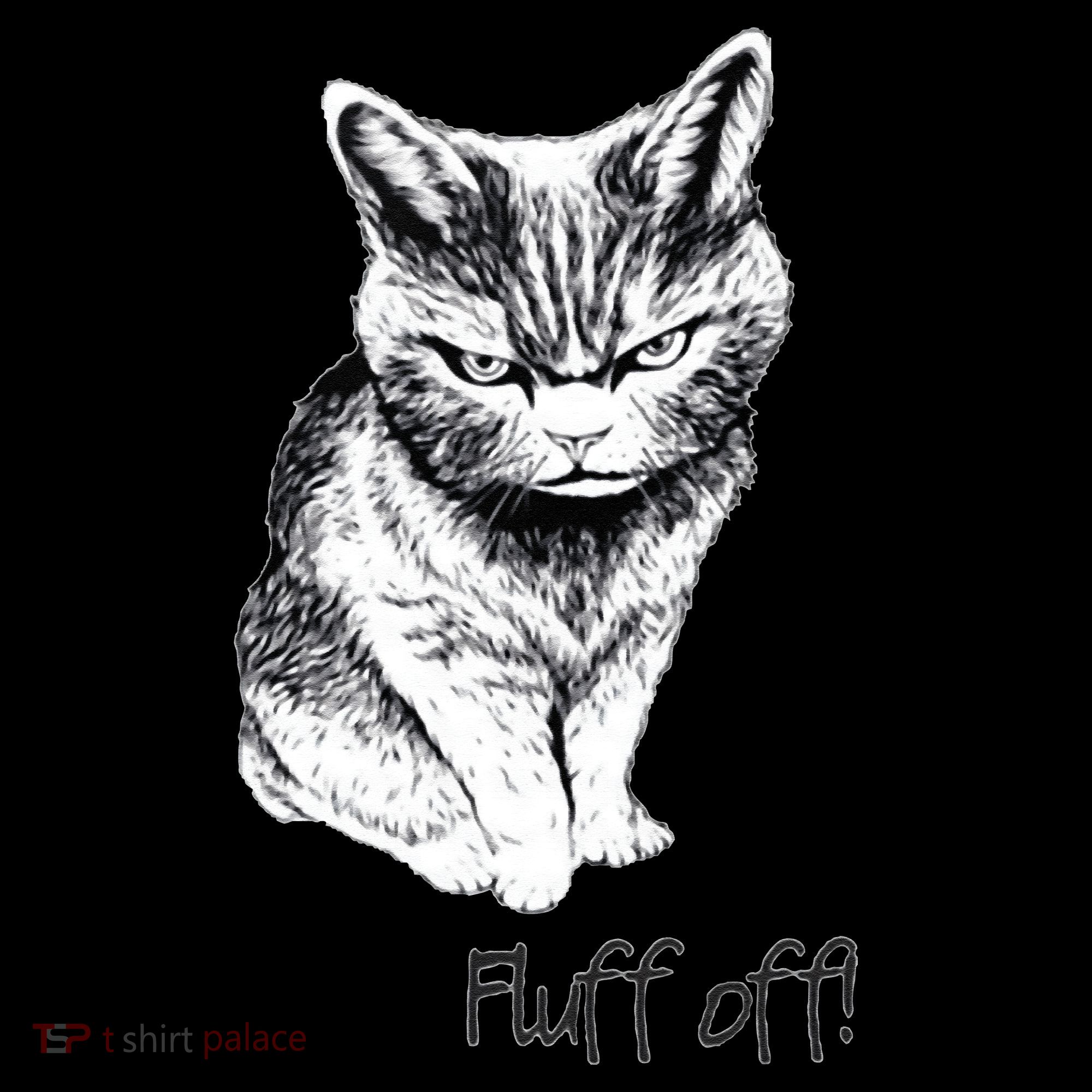 Fluff Off Cat Funny Cat Kitten Women's Tank Top