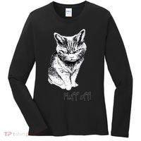 Fluff Off Cat Funny Cat Kitten Women's Long Sleeve Shirt thumb 0