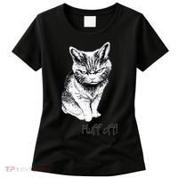 Fluff Off Cat Funny Cat Kitten Women's T-Shirt thumb 0