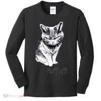 Fluff Off Cat Funny Cat Kitten Kids Long Sleeve Shirt thumb 0