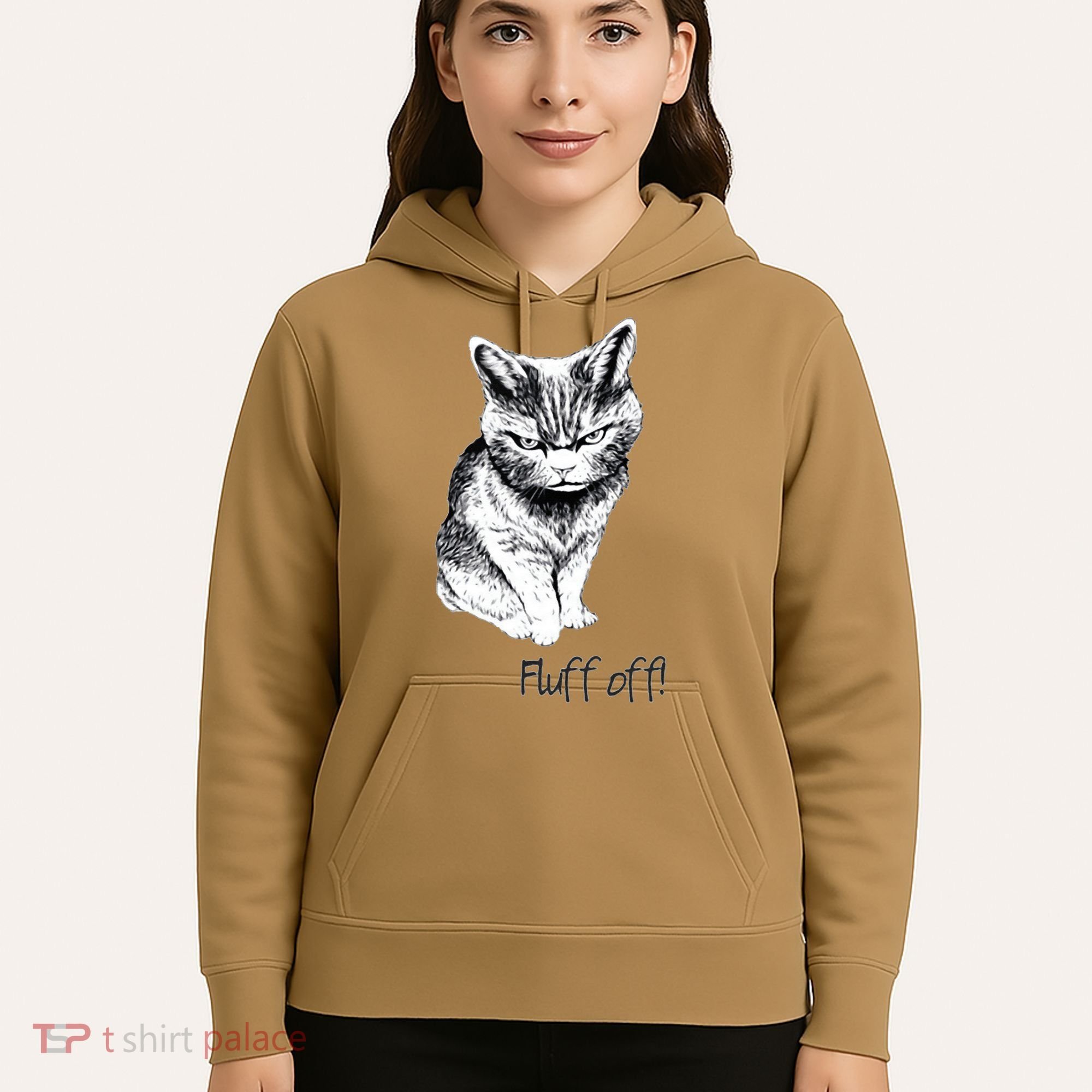 Fluff Off Cat Funny Cat Kitten Hoodie