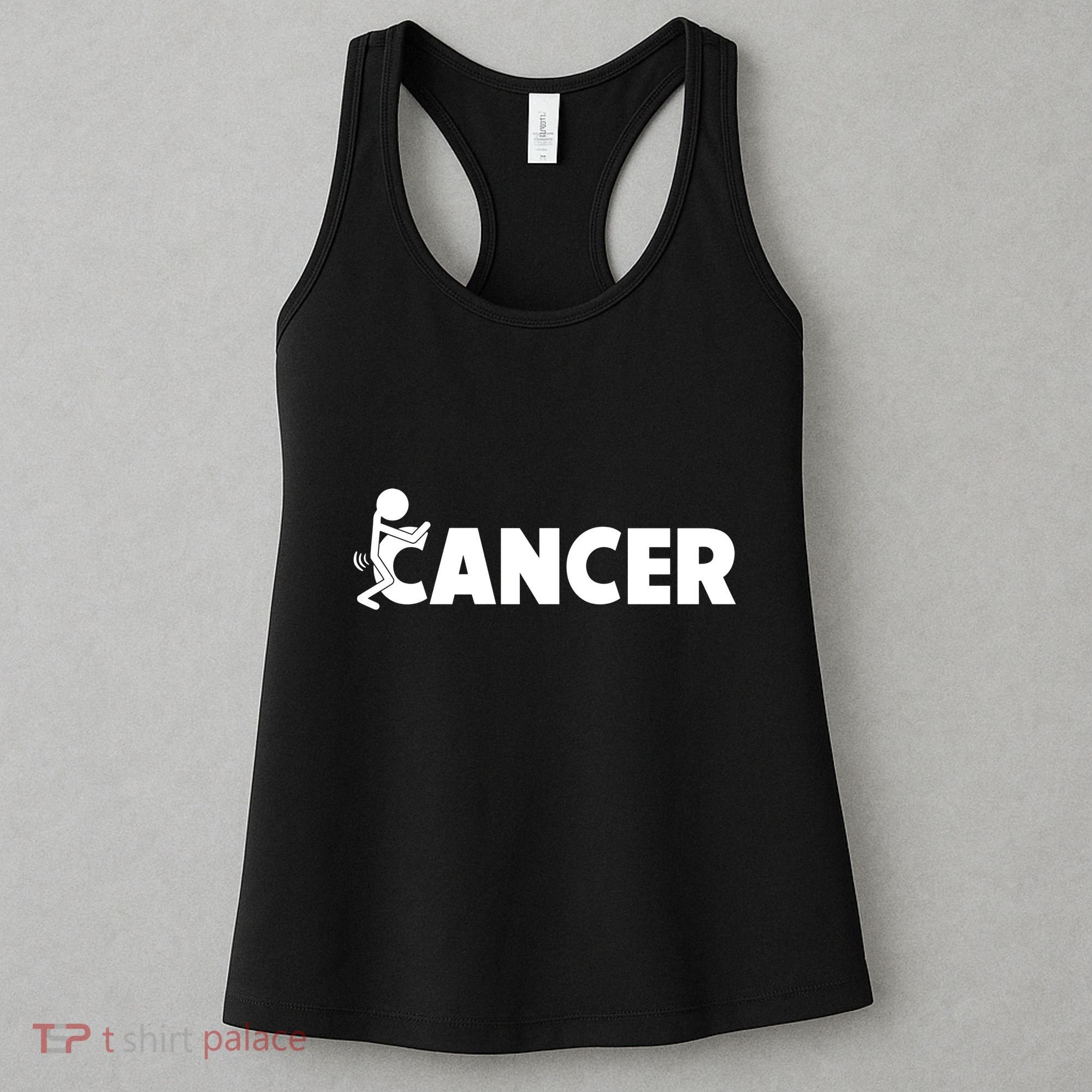 Fuck Off Cancer Funny Women's Tank Top