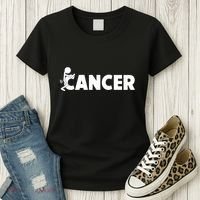 Fuck Off Cancer Funny Women's T-Shirt thumb 3