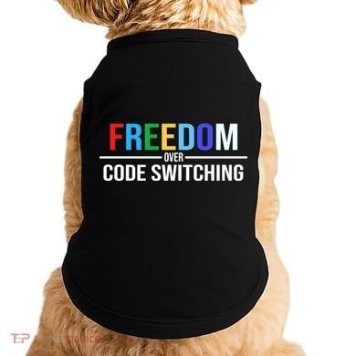 Freedom Over Code Switching Doggie Tank