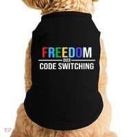 Freedom Over Code Switching Doggie Tank thumb 0