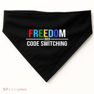 Freedom Over Code Switching USA-Made Doggie Bandana