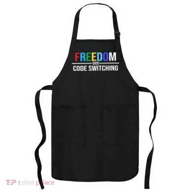 Freedom Over Code Switching Apron
