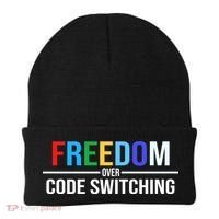 Freedom Over Code Switching Beanie thumb 0