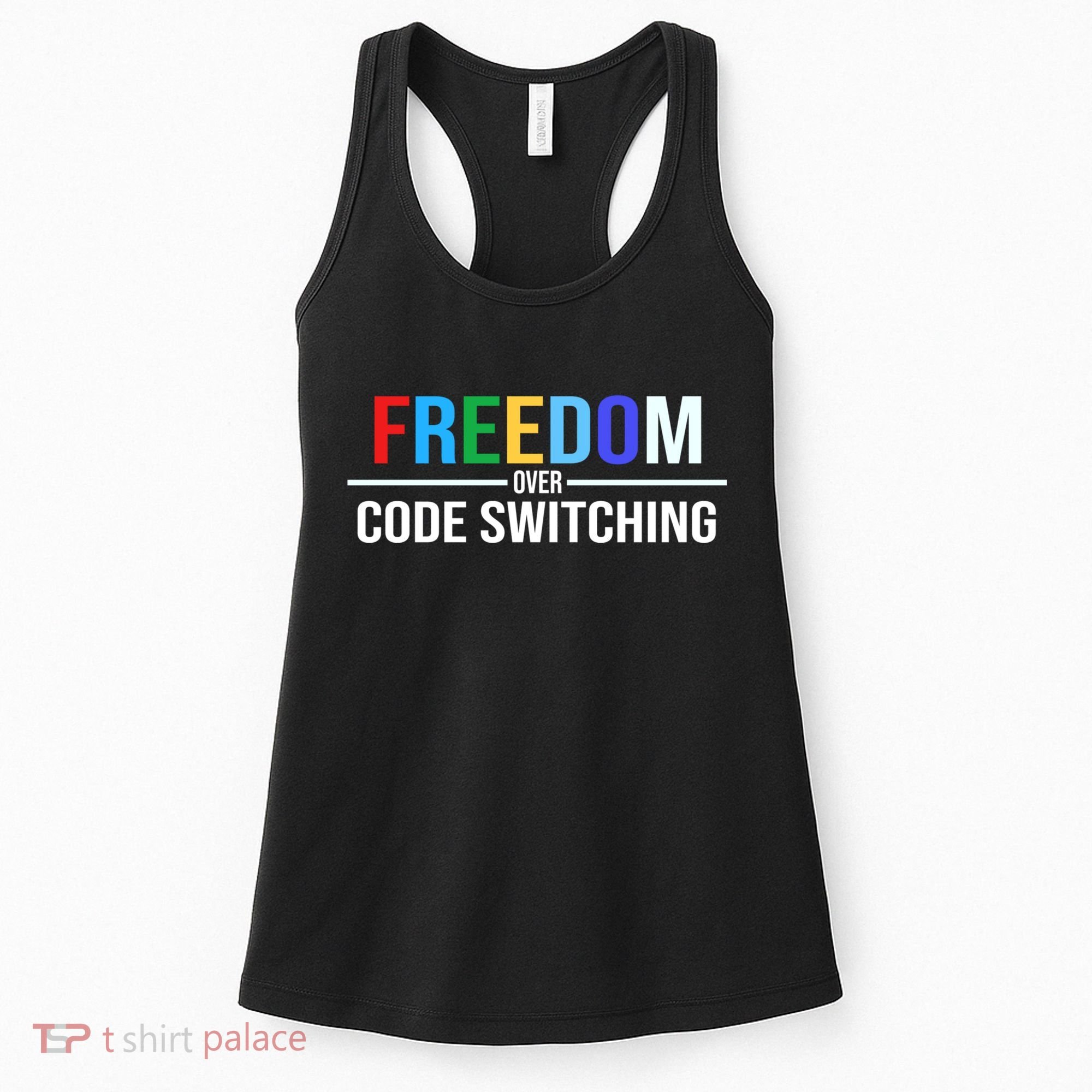 Freedom Over Code Switching Women's Tank Top