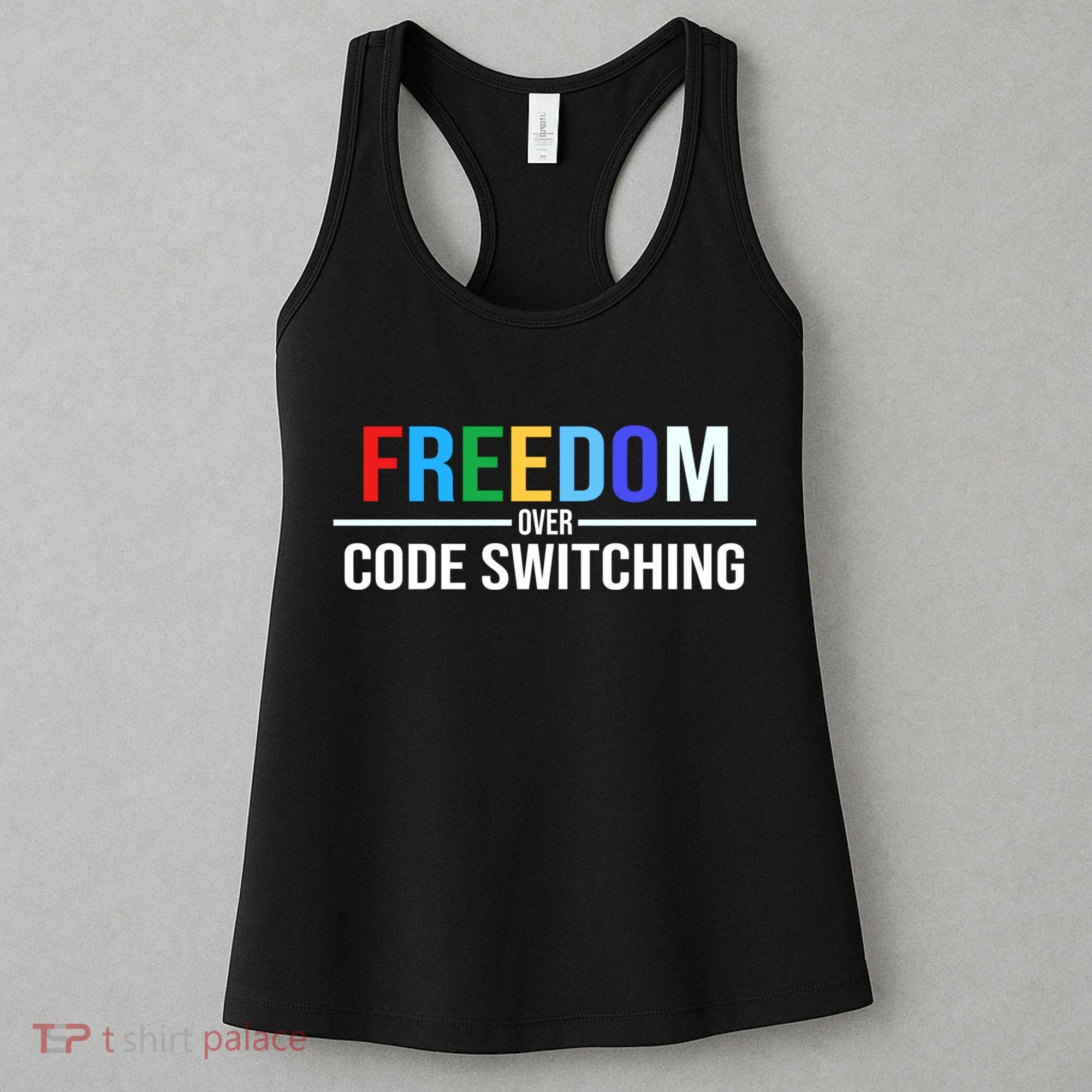 Freedom Over Code Switching Women's Tank Top