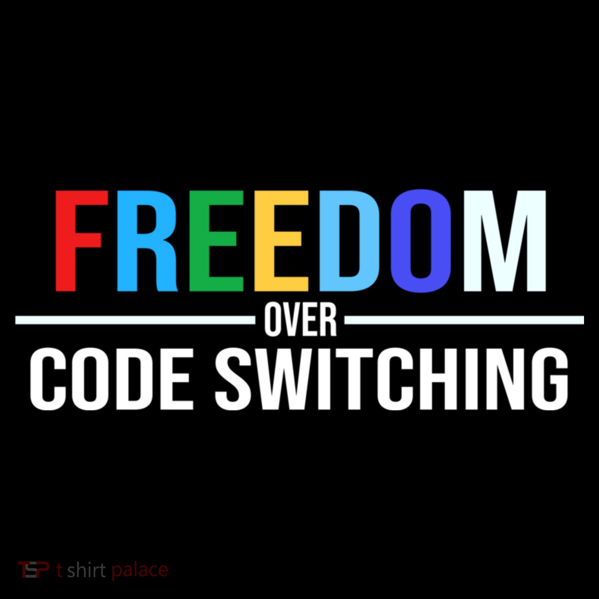 Freedom Over Code Switching Women's Tank Top