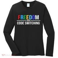 Freedom Over Code Switching Women's Long Sleeve Shirt thumb 0
